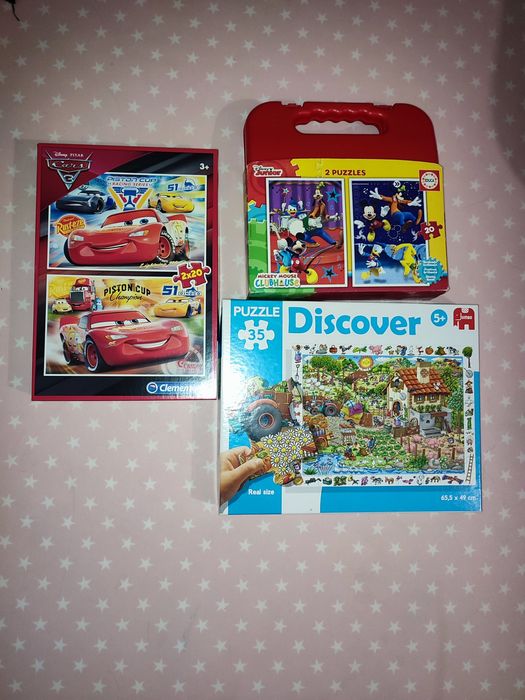 Puzzles criança + 3 anos