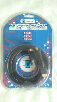 Cyfrowy kabel audio Audio-Video, Cabletech, DVD, HDMI, HDTV