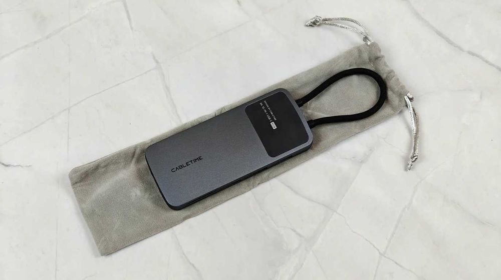 USB-C концентратор Cabletime 10-в-1:
