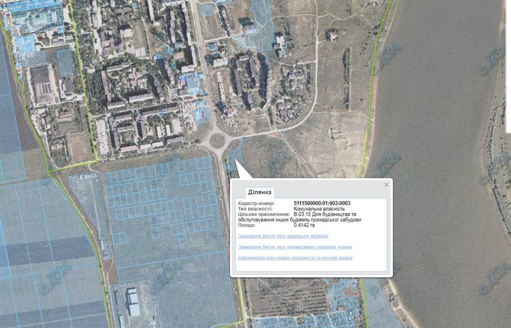 Продаж земельної ділянки на вул. Енергетиків, площа 0.4142 Га
