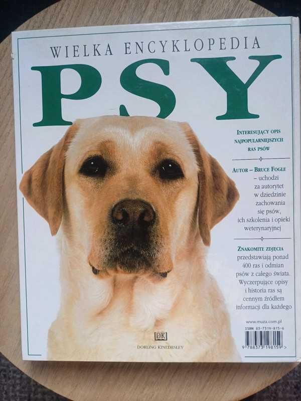 Wielka Encyklopedia Psy Bruce Fogle twarda oprawa