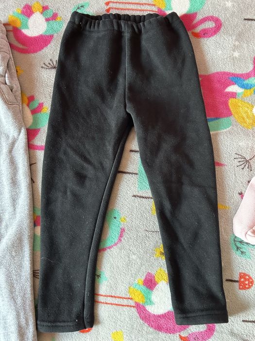 Лосини та штани на флісі на міху 3 пари на 3-5 років