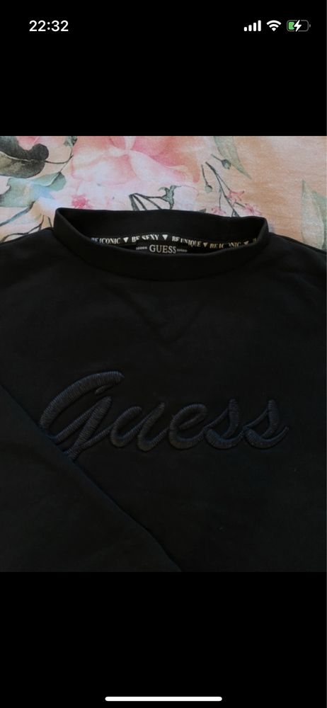 Czarna bluza guess xs 34