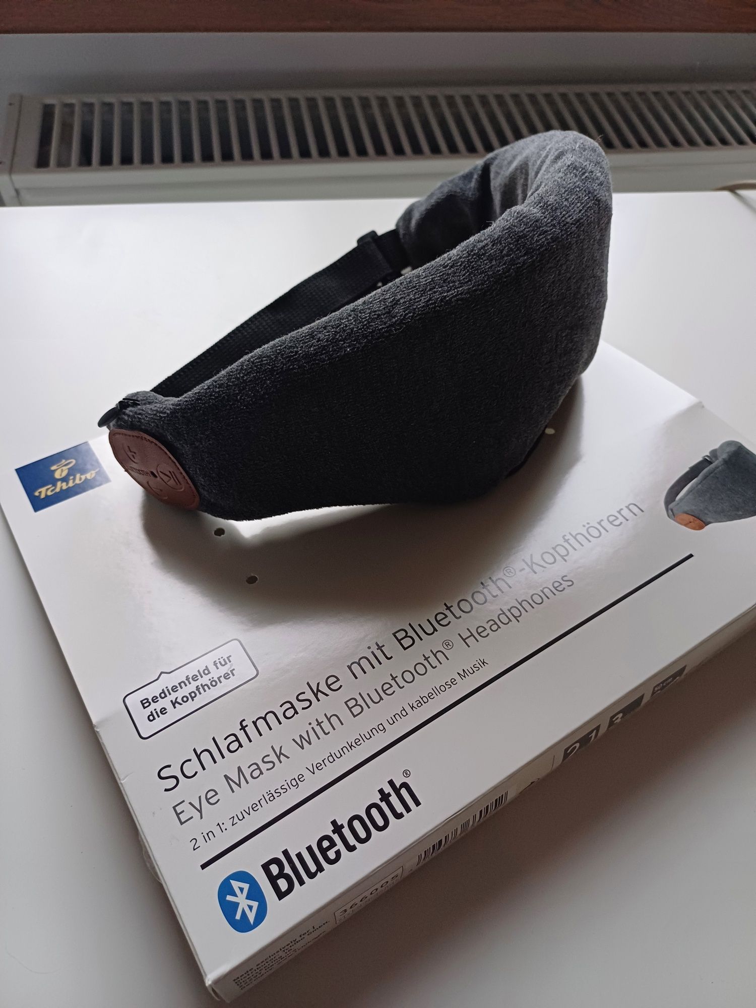 Maska do spania ze słuchawkami Bluetooth Tchibo