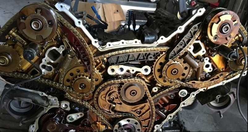Замена цепей VAG ремней ГРМ