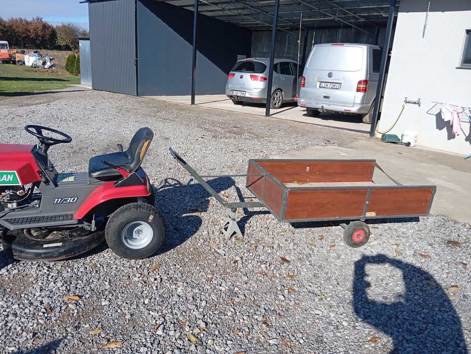 Traktorek kosiarka MTD 14.5km +przyczepka wózek