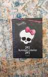 monster high pamiętnik kalendarz dziennik unikat raree