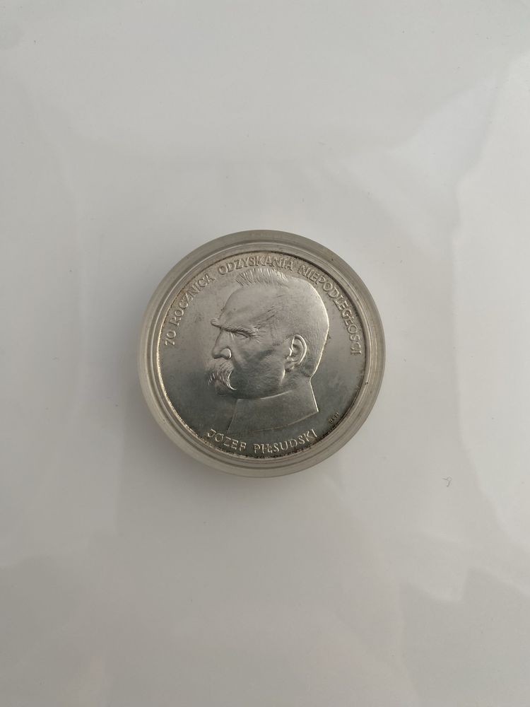 Srebrna moneta Józef Piłsudski 50000zł 1988