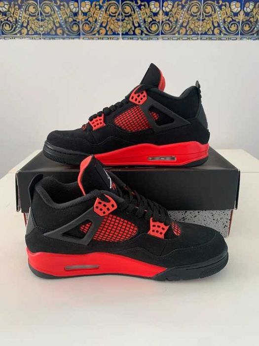 Buty biegania Jordan 4 RetroRedThunder R.41