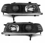 Reflektor Lampa kpl Tuning Black Czarne Soczewka Honda Prelude 4 iv 92-96