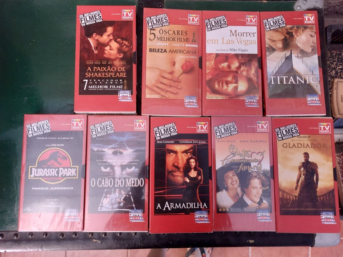 Cassetes de filmes VHS