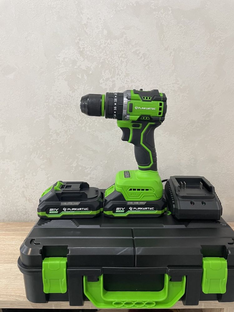 Акумуляторний шуруповерт Flinke DH21V/3ah 2025р. Flinkertec