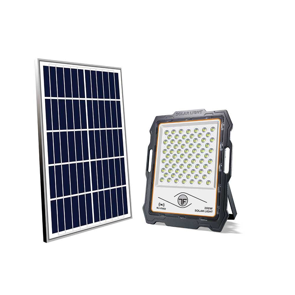АКЦІЯ!!! Прожектор 200W з сонячною панелю з датчиком руху та пультом