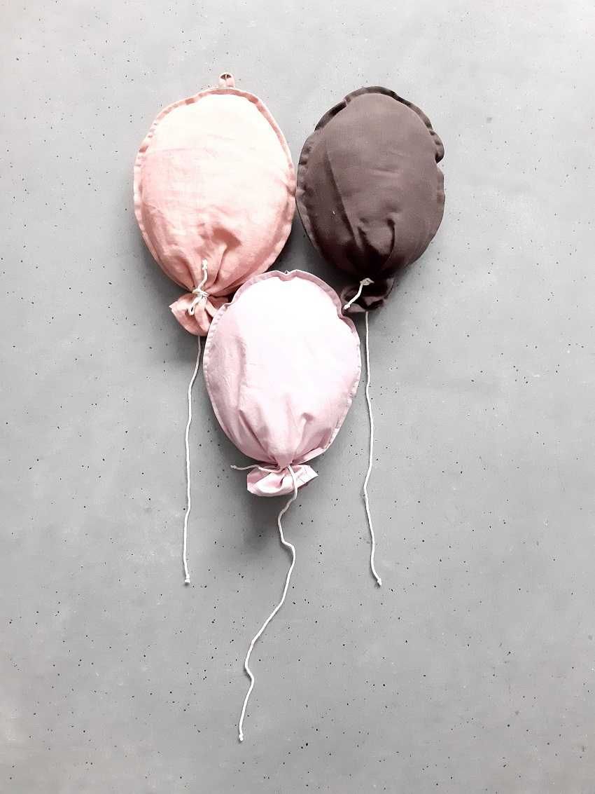 lniane, bawełniane balony na ścianę, dekoracja pokoju