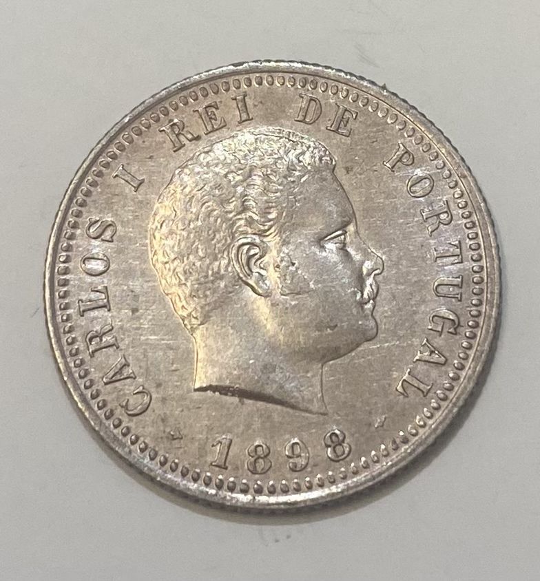 Moeda 100 Reis D CARLOS I - 1898