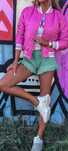 Kurtka wiosna lato Pink