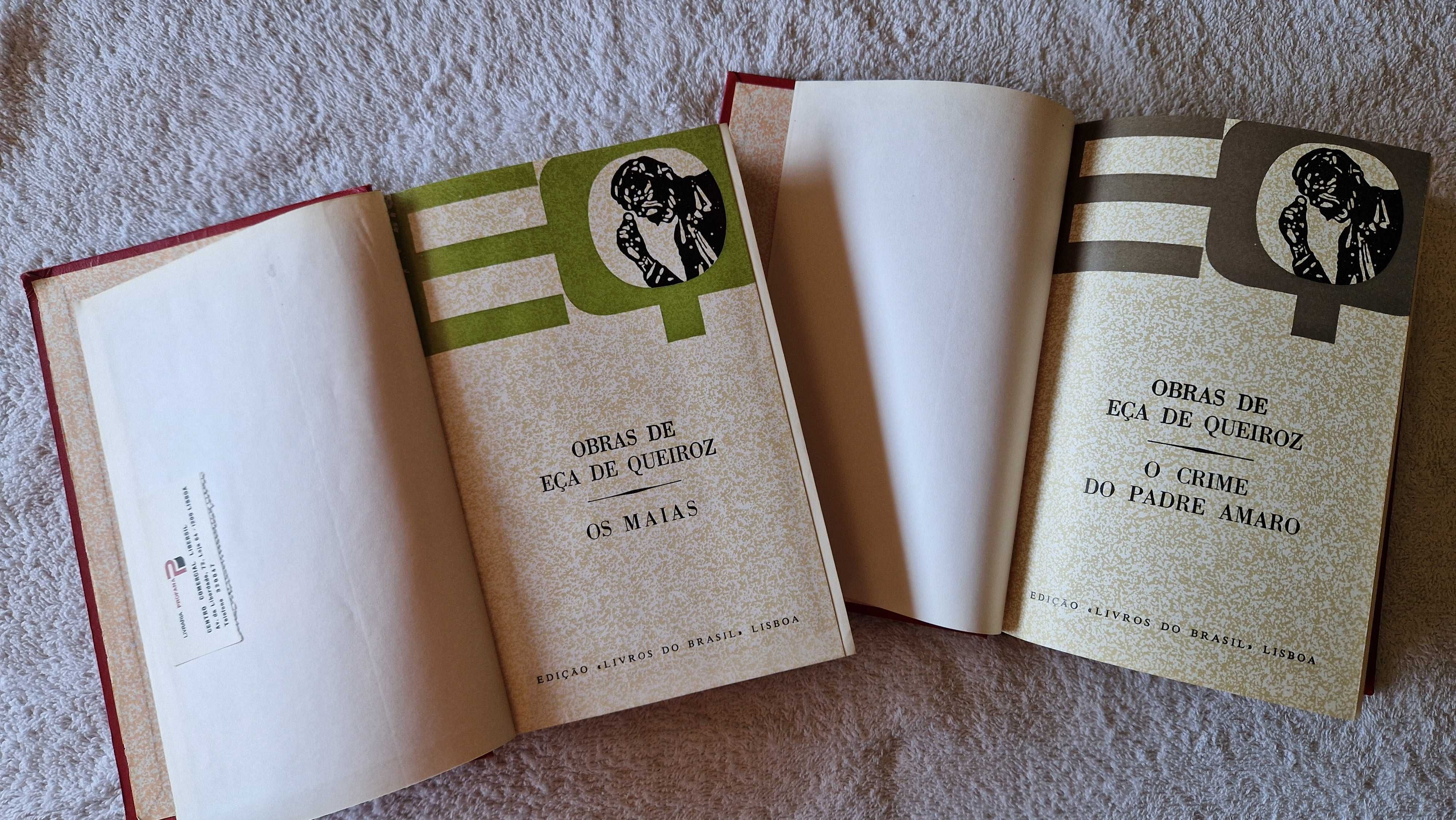 Conjunto 2 Livros Obras de Eça de Queiroz
