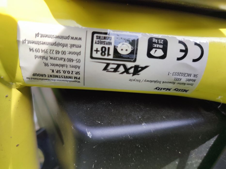 Rowerek trójkołowy