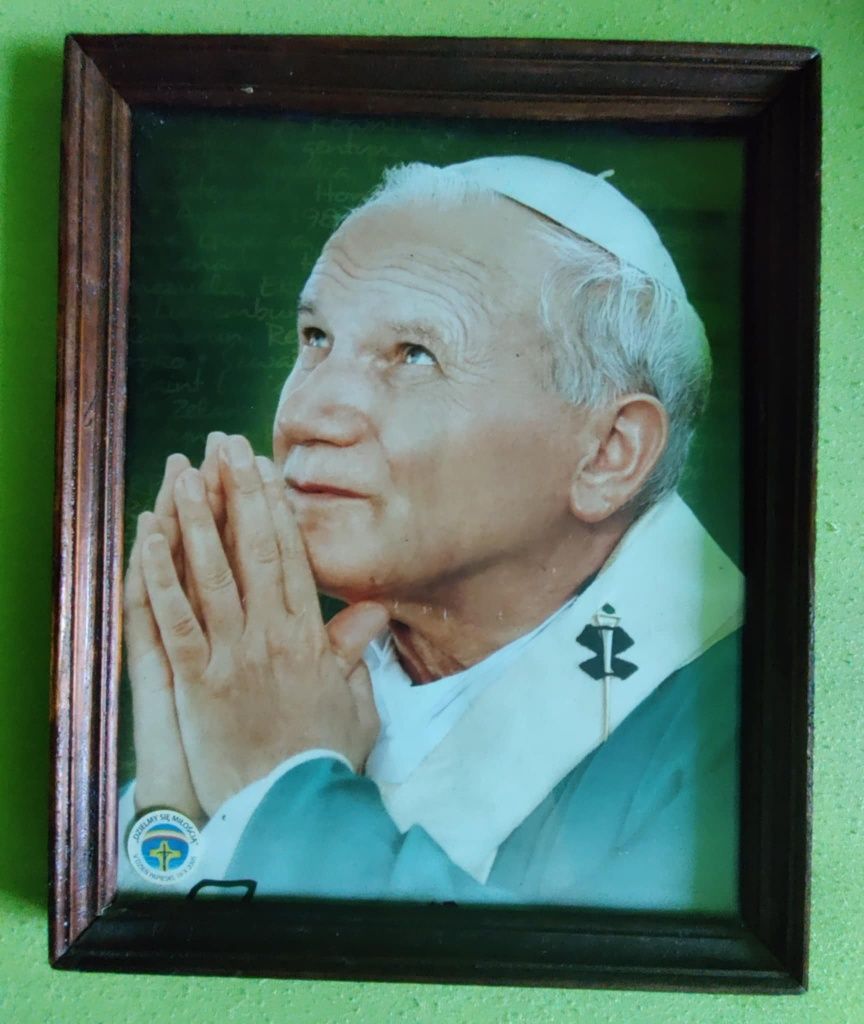 Obraz z Papieżem Jan Paweł II papież ramka