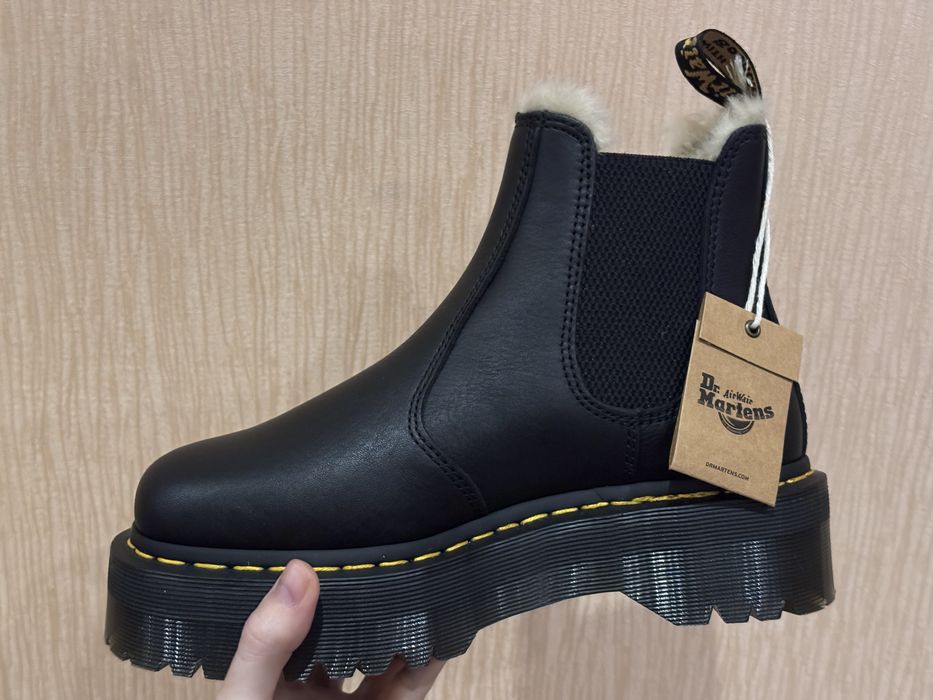 Зимові чоботи Dr. Martens оригінал 38р. 2976 Faux Fur Chelsea