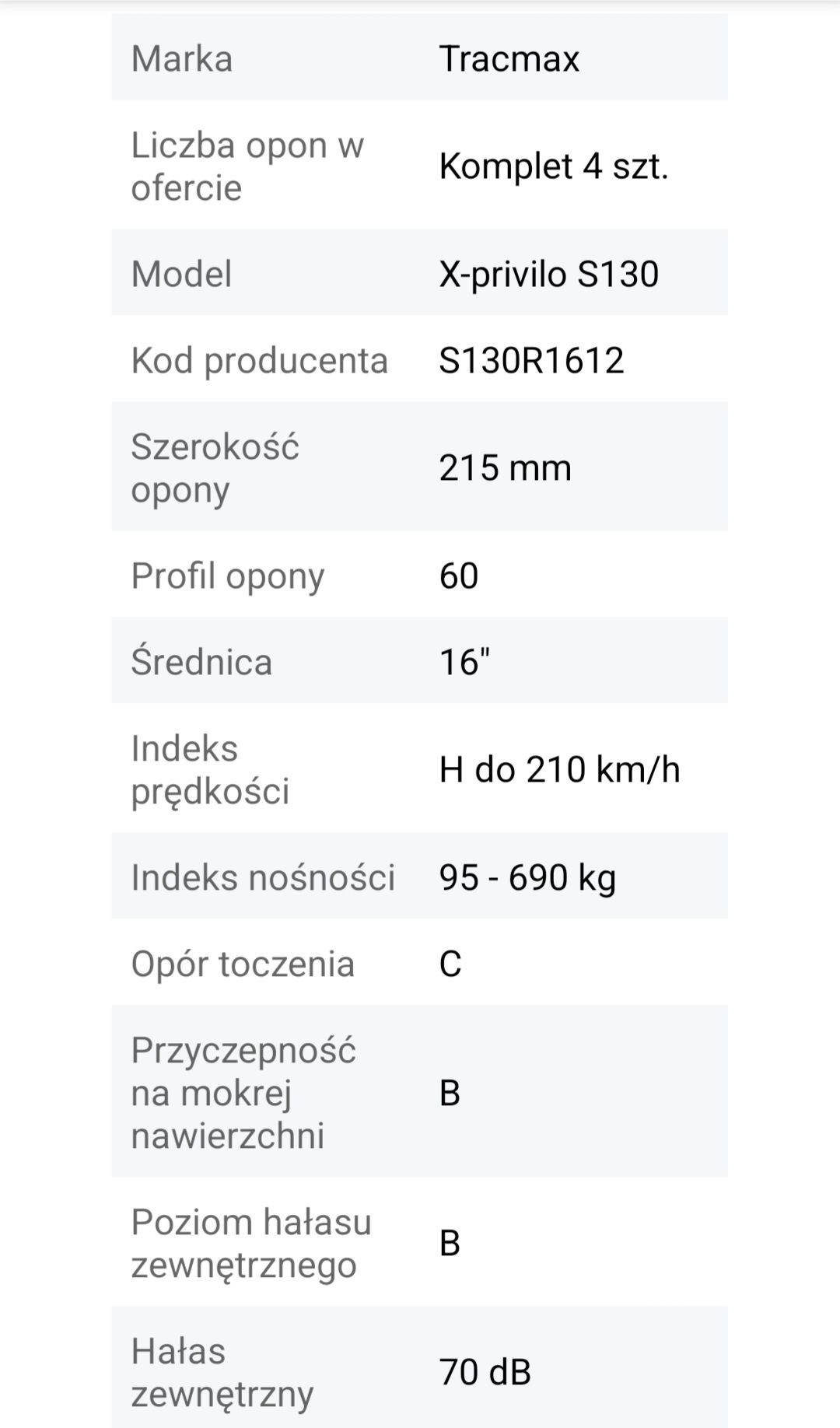 Opony zimowe 4 szt. 215/60 R16 95H