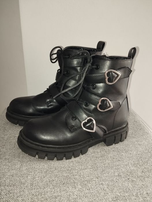Botki czarne r.35
