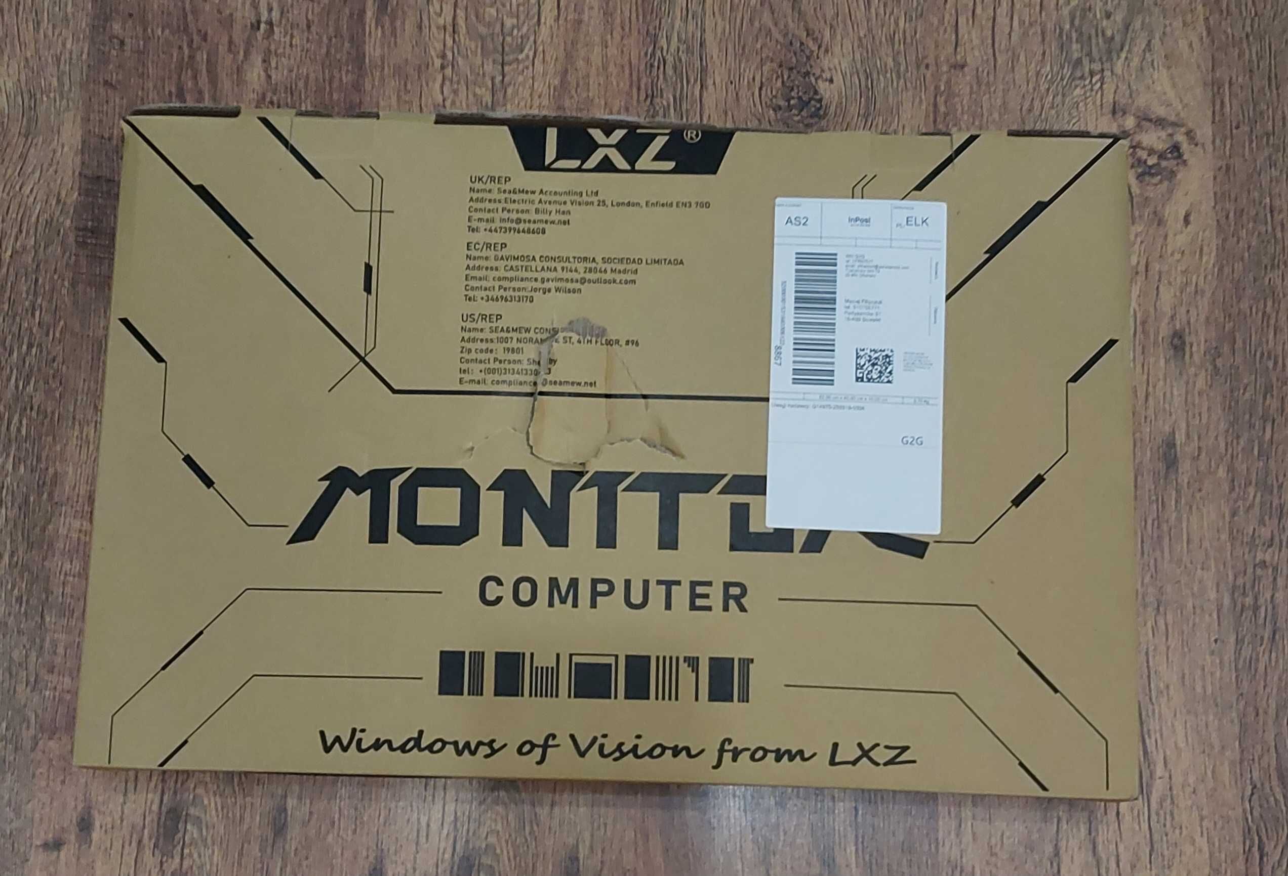Nowy Monitor gamingowy 200hz 24 cale ips