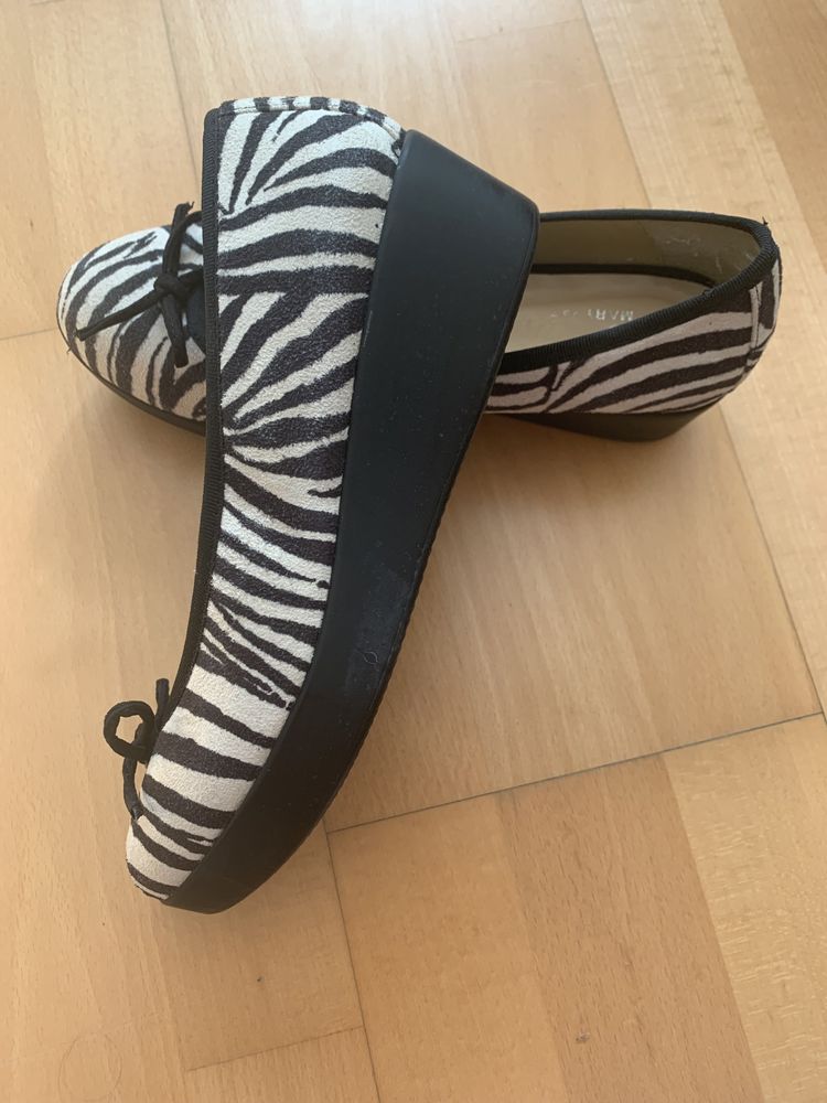 Sapatos zebra mary paz