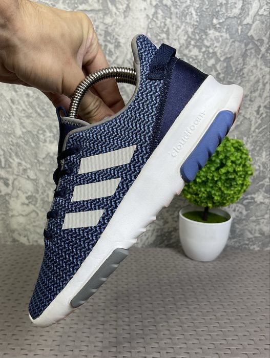 Adidas Cloudfoam Racer кроссовки 40 размер спортивные синие оригинал