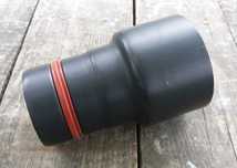 Redukcja spęczana kominek pellet DARCO -80/+100mm uszczelka silikonowa