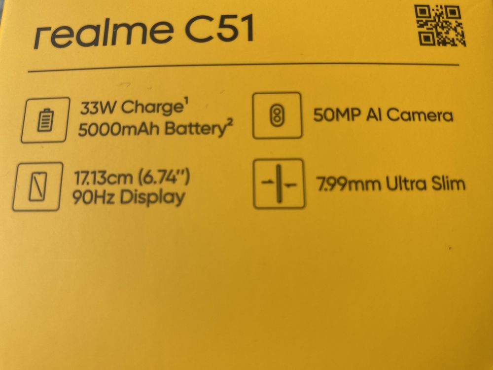 Realme C51 4GB 128GB czarny