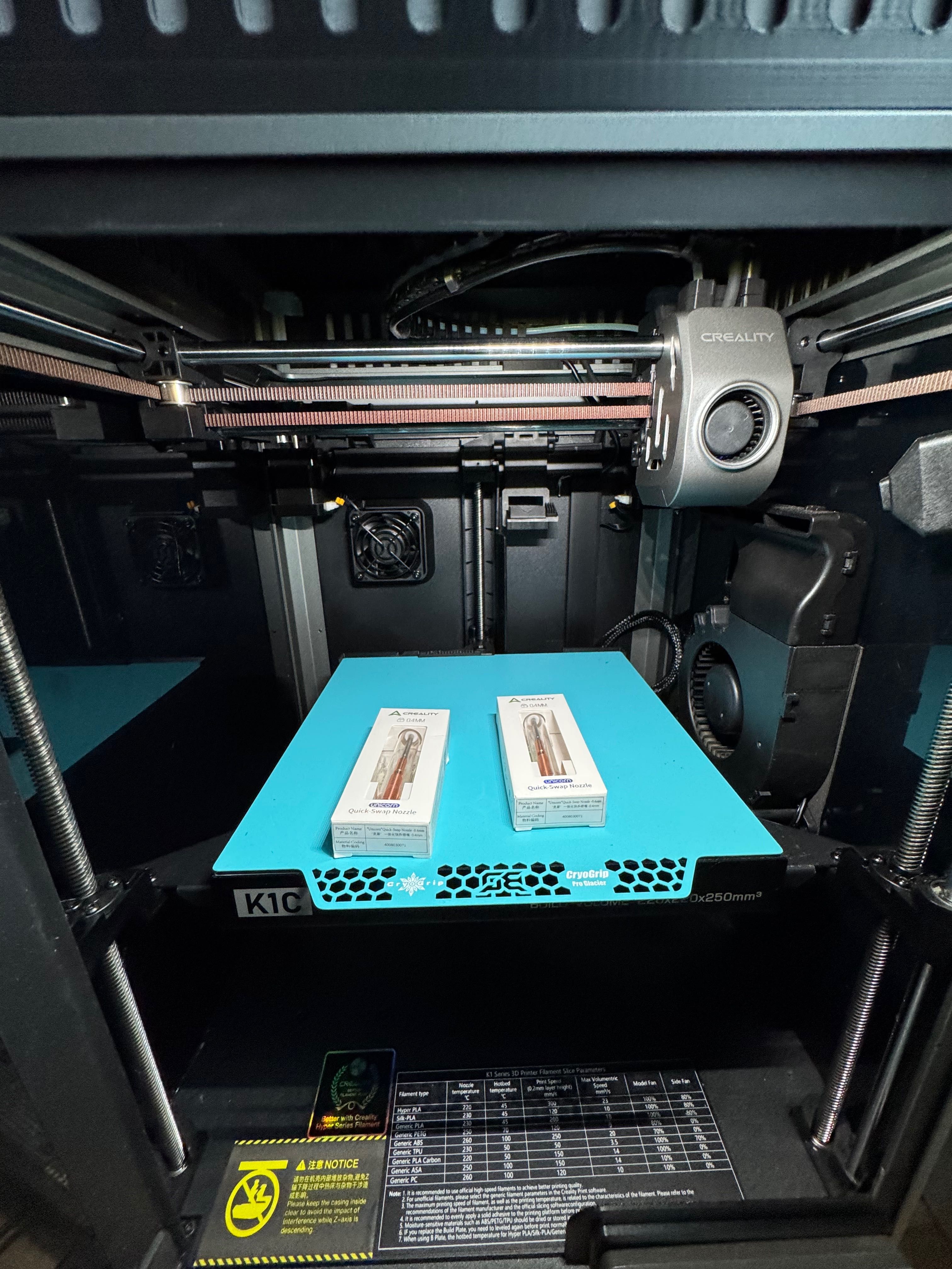Drukarka 3D Creality K1C + system CFS + dodatki
