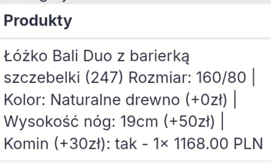 Łóżko domek z materacem