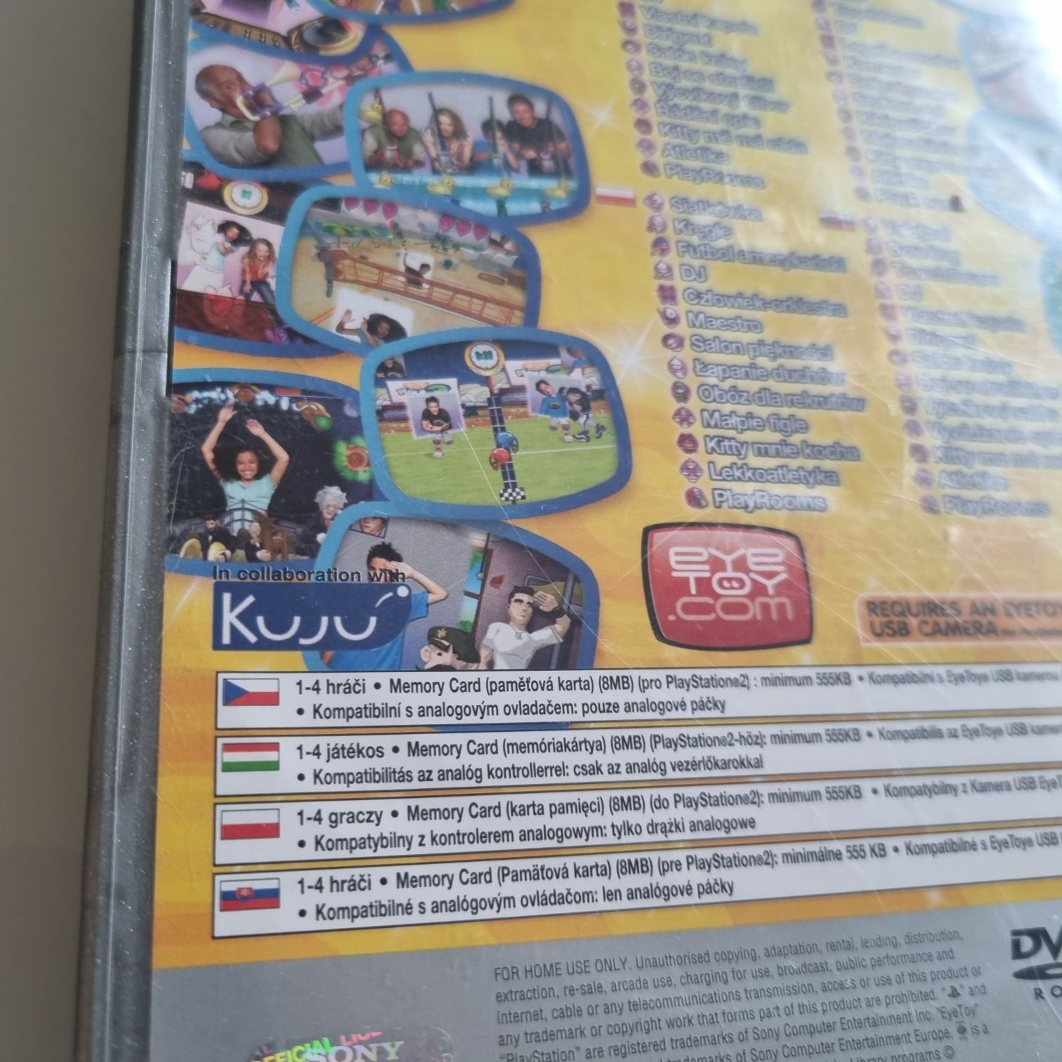 EyeToy Play 3 Ps2 Polskie wydanie
