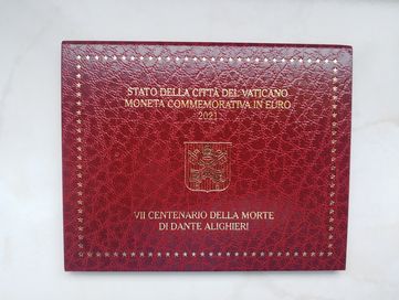 2 euro Watykan 2021 - Dante Alighieri