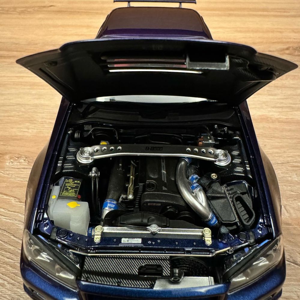 Модель Nissan Skyline GT-R 34 Autoart 1/18