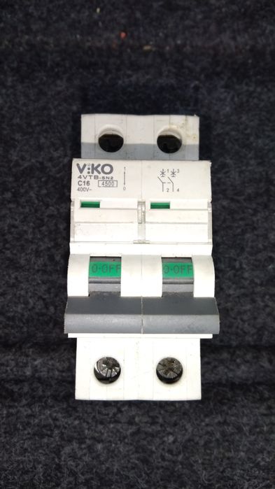 Автоматический вимикач Viko c16 подвійний