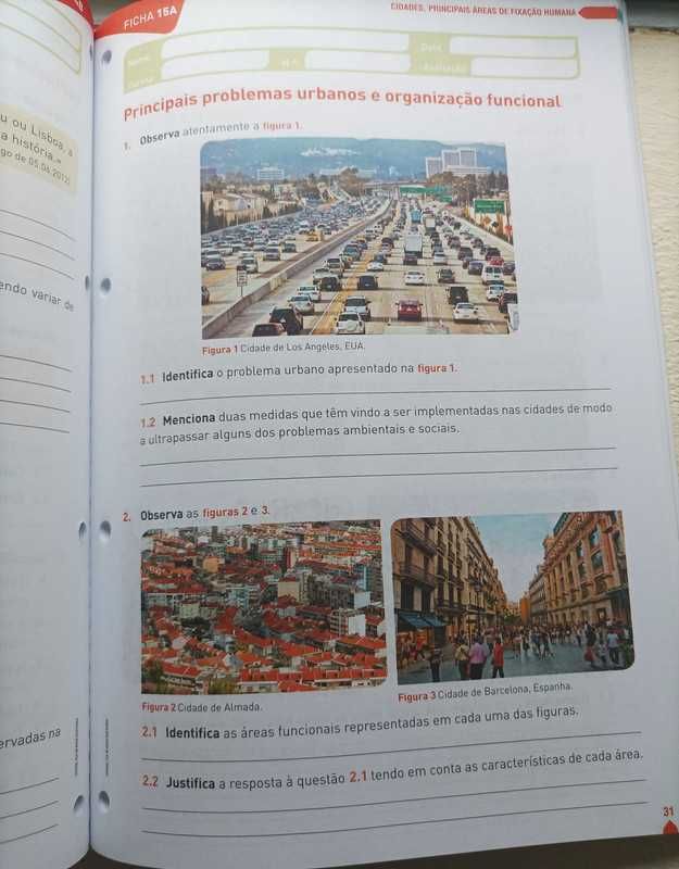 Geografia, Caderno de atividades Geovisão 8ºano