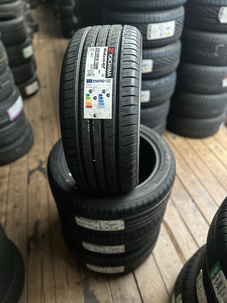 NOWE opony letnie 245/45R18 Yokohama BluEarth-GT AE51 WYSYŁKA MONTAŻ