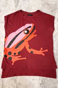 Koszulka z żabą XS dq
