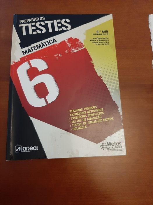 Livro de preparação para testes matemática 6° ano