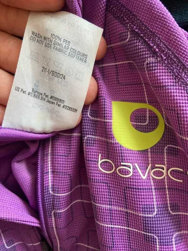 S m bavac termoaktywna bluzka golf fioletowy sport termiczny sweter