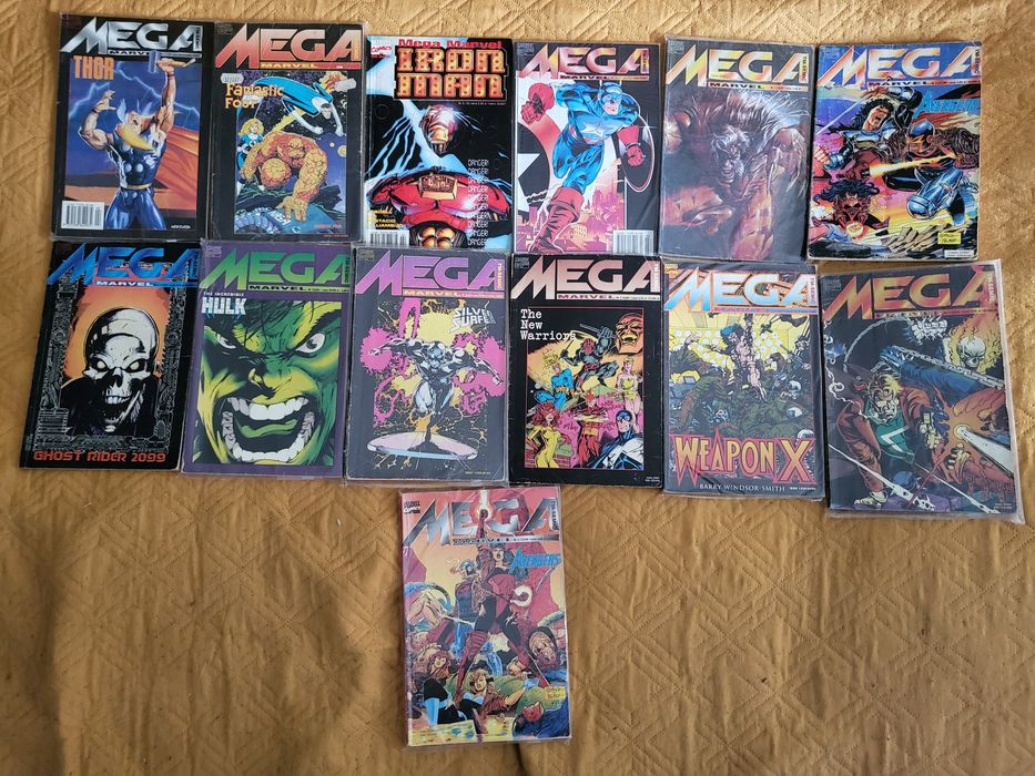 Kolekcja komiksów Mega Marvel. 13 sztuk
