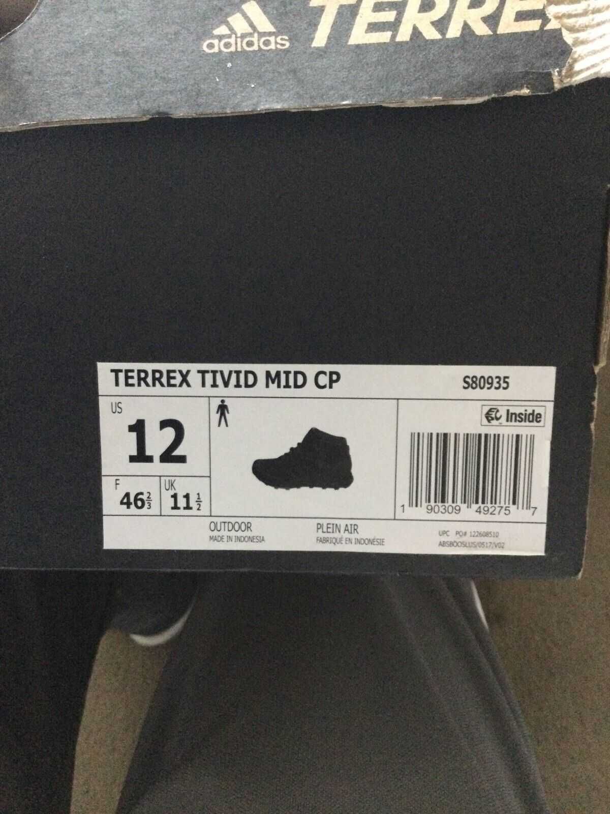 adidas Terrex Tivid ClimaProof Mid Core Black goretex
