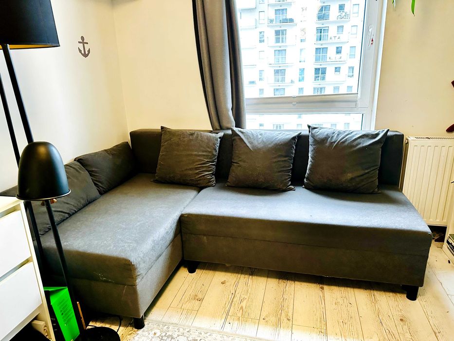 Narożnik rozkładany z funkcją spania