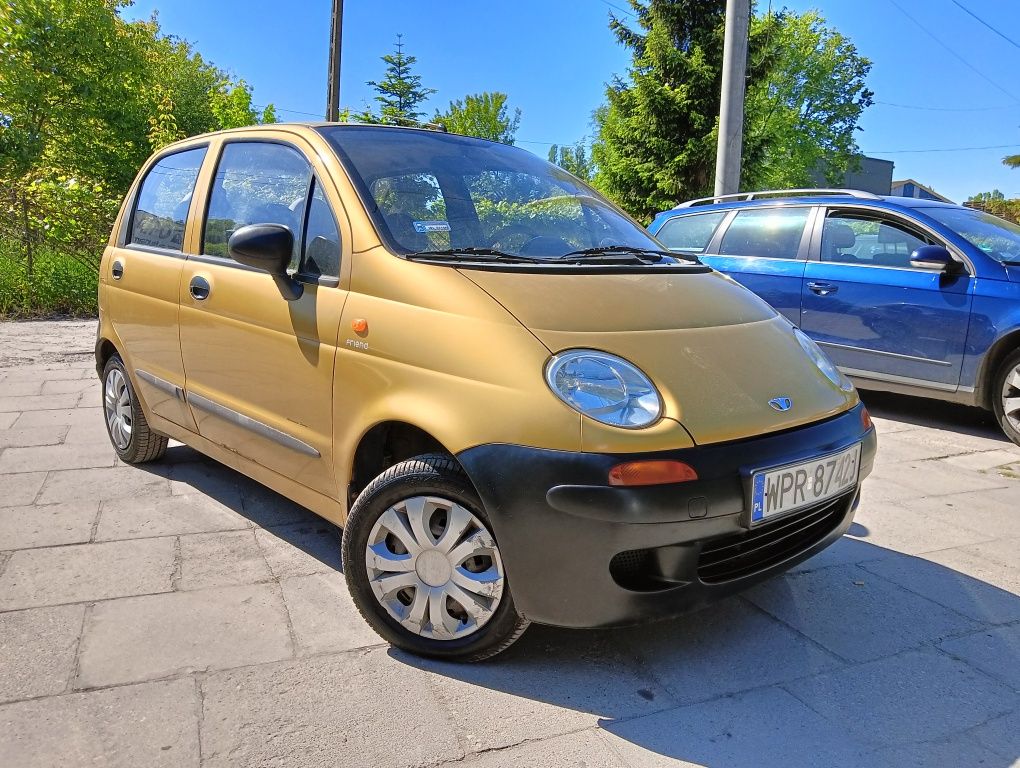 Daewoo Matiz 0,8 GAZ 99r bdb stan zadbany