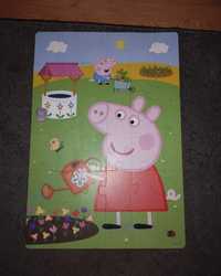 Puzzle duże świnka Peppa Pig 36 elementów