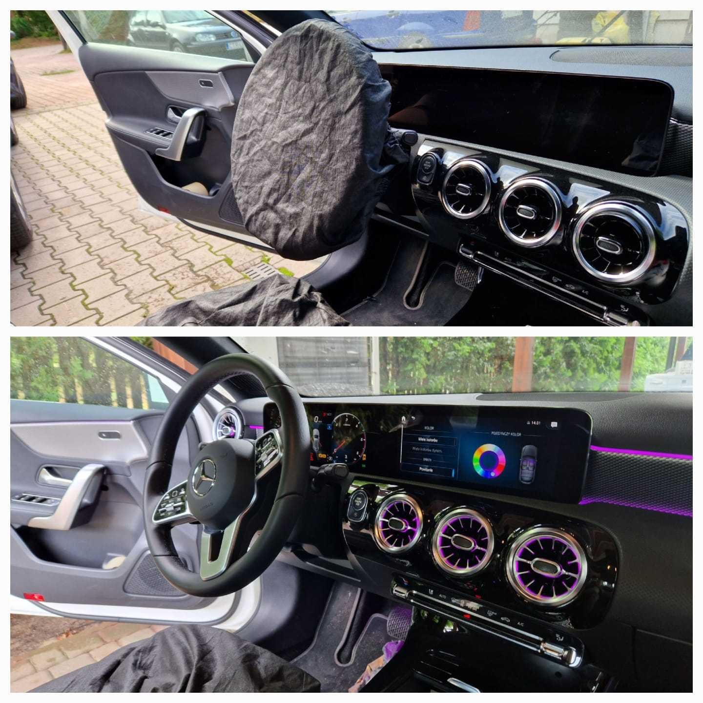 Oświetlenie Wnętrza Ambient Mercedes w205/E klasa w213, Audi a6c8,a4b9