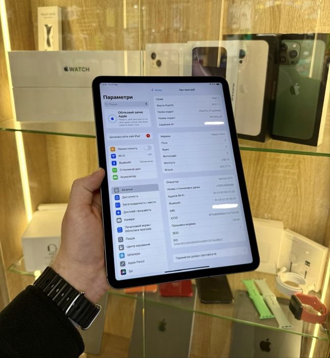 Планшет iPad Pro 11 256GB WiFi+LTE Space Оригінал Магазин Гарантія