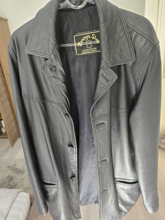 Піджак оверсайз шкіряний